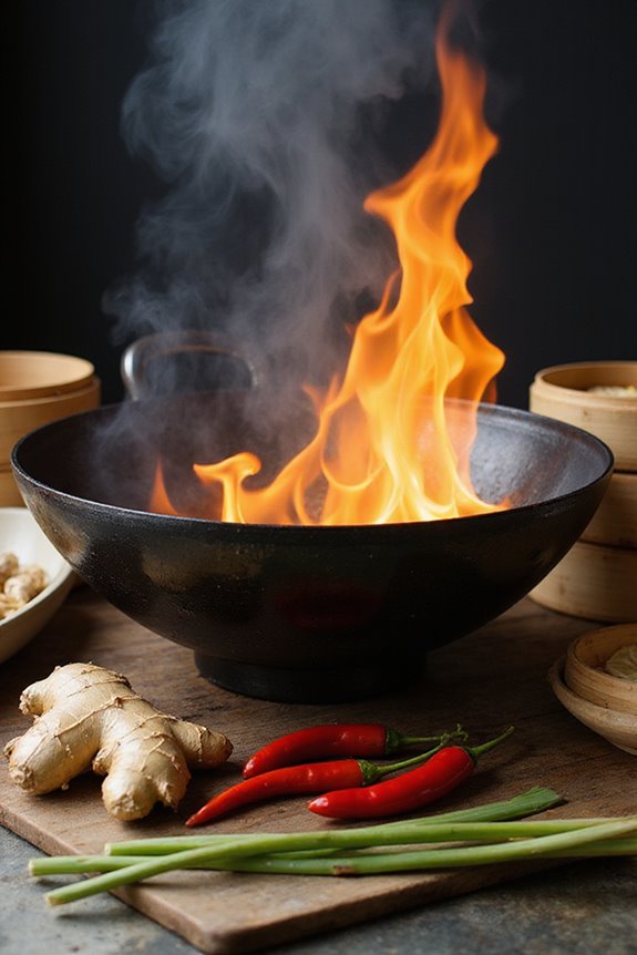 burning off manufacturing oils
