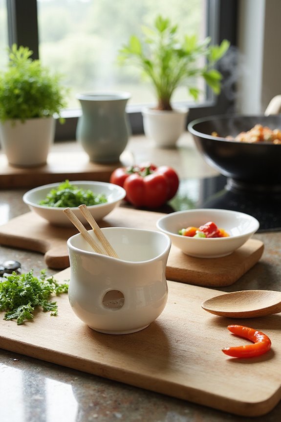 ceramic chopstick rest holders