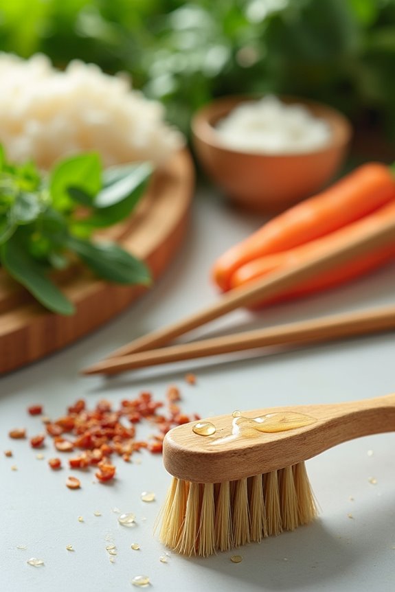 chopsticks cleaning brush considerations
