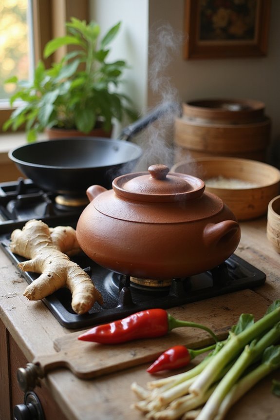 clay pots enhance cooking