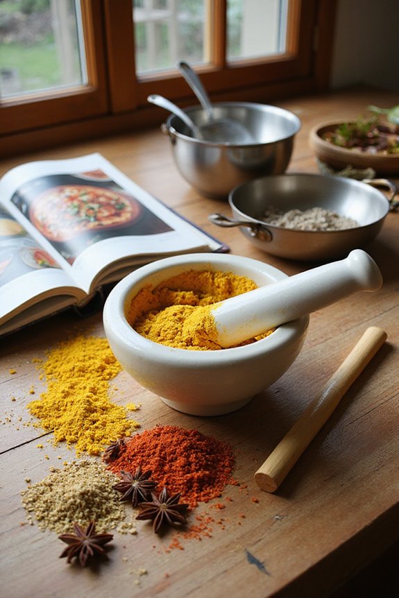 clean mortar and pestle
