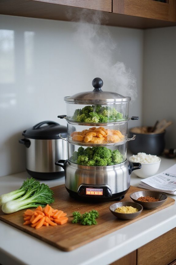 convenient nutritious stackable cooking