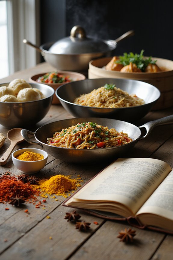 delicious asian festive cuisine