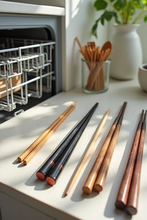 dishwasher safe chopstick selection tips