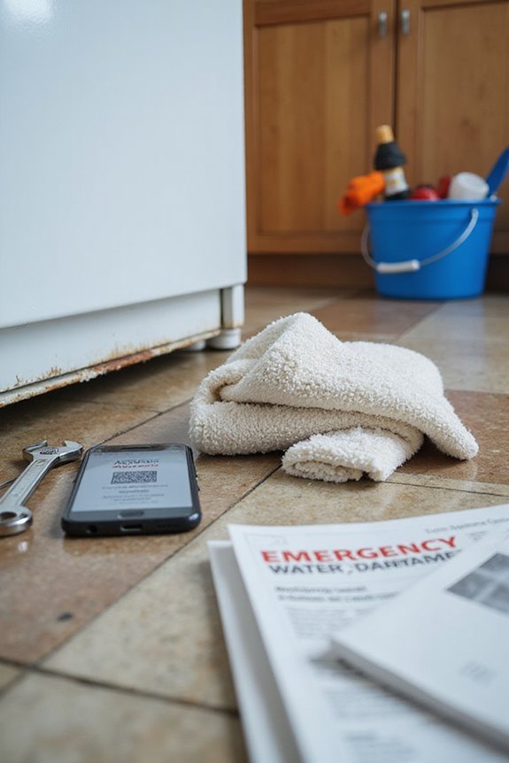 emergency leak management steps