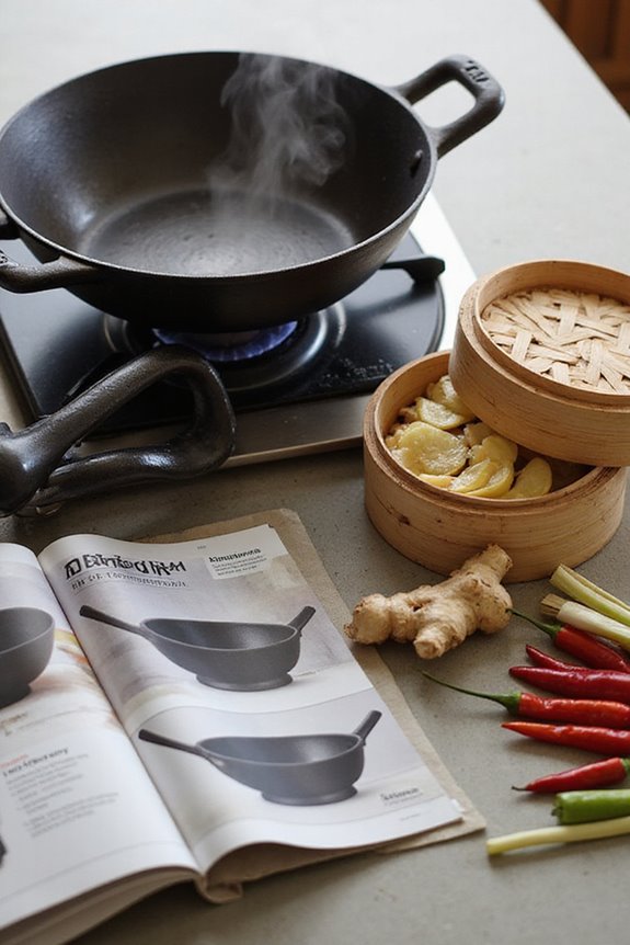ergonomic wok handle design