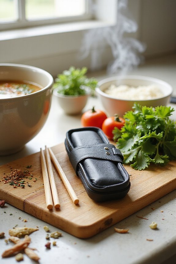 essential portable chopstick holders