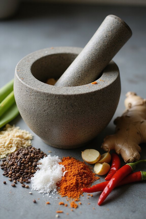 flavorful spice paste creation