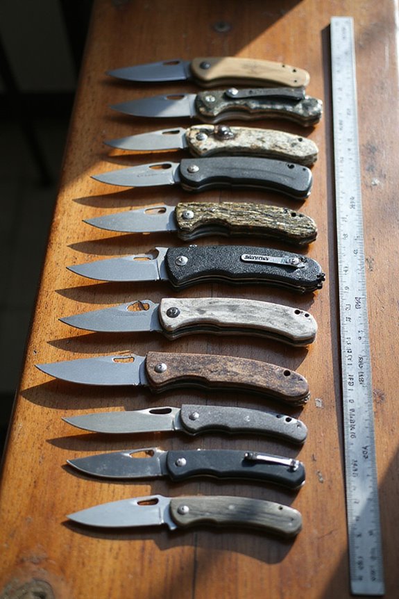 folding knife blade categories
