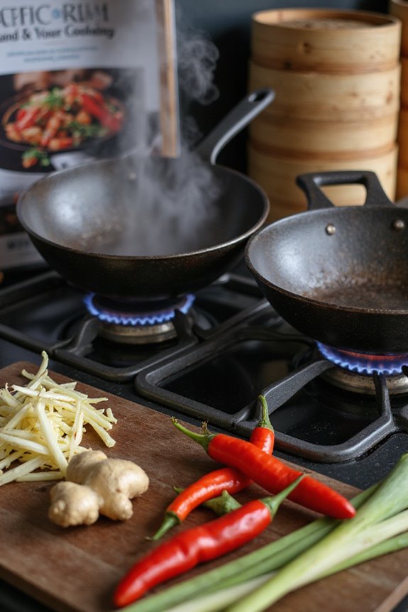 fresh ingredients for stir fry