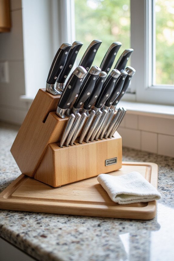 knife cleanliness and maintenance