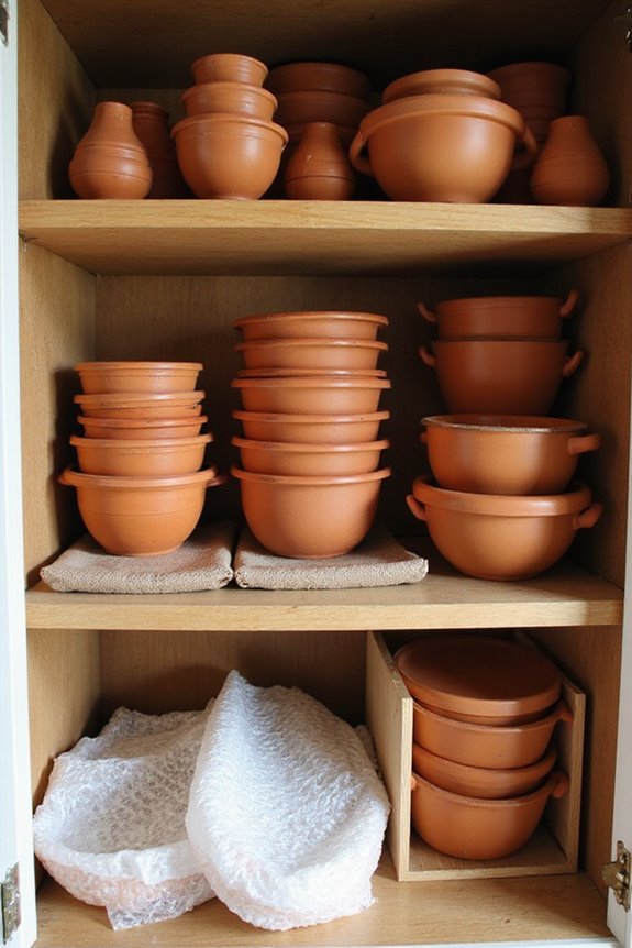 properly stack and protect