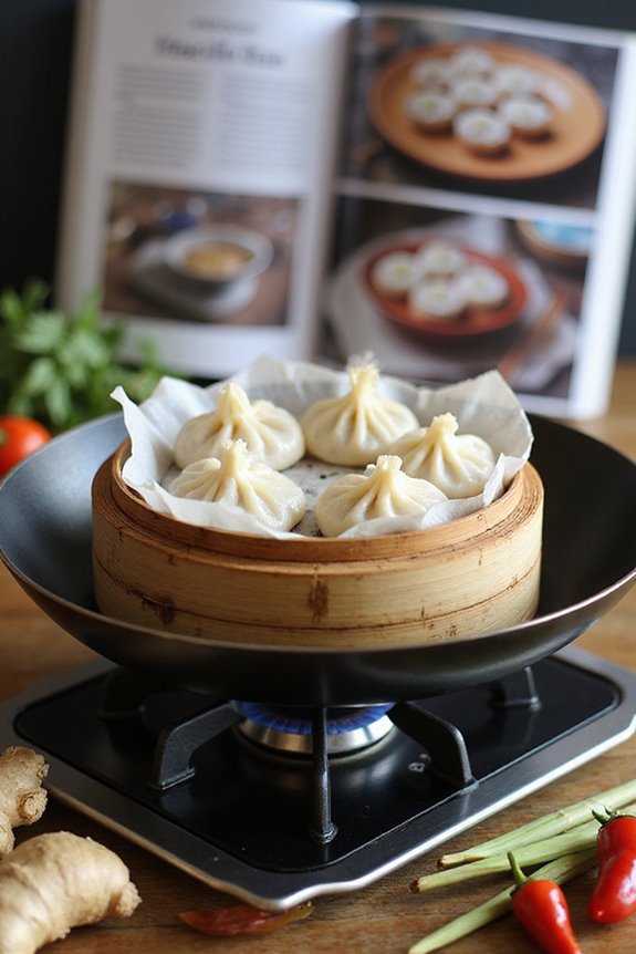 safe steaming with parchment