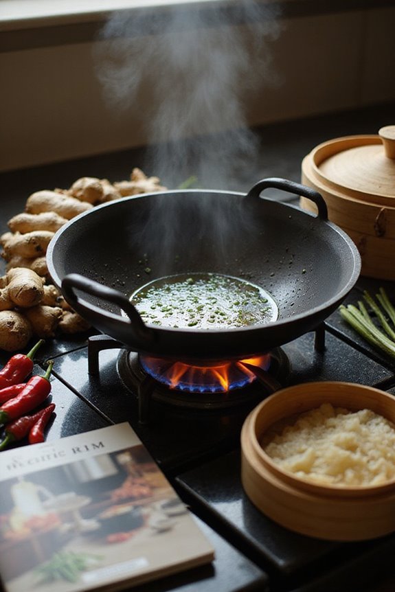 seasoning enhances wok durability