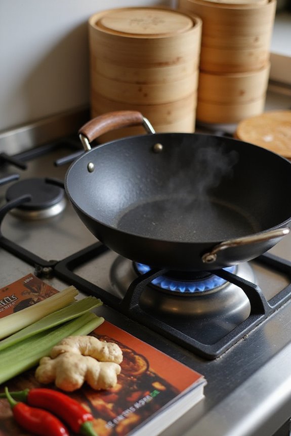 stable wok handle inspection