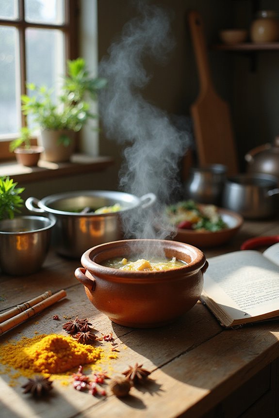 using clay pot soup