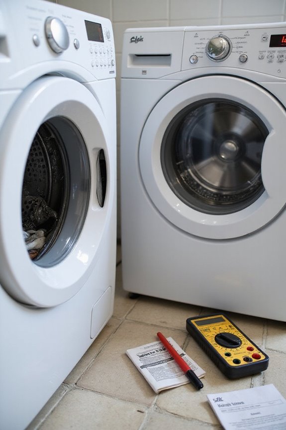 washing machine and dryer issues