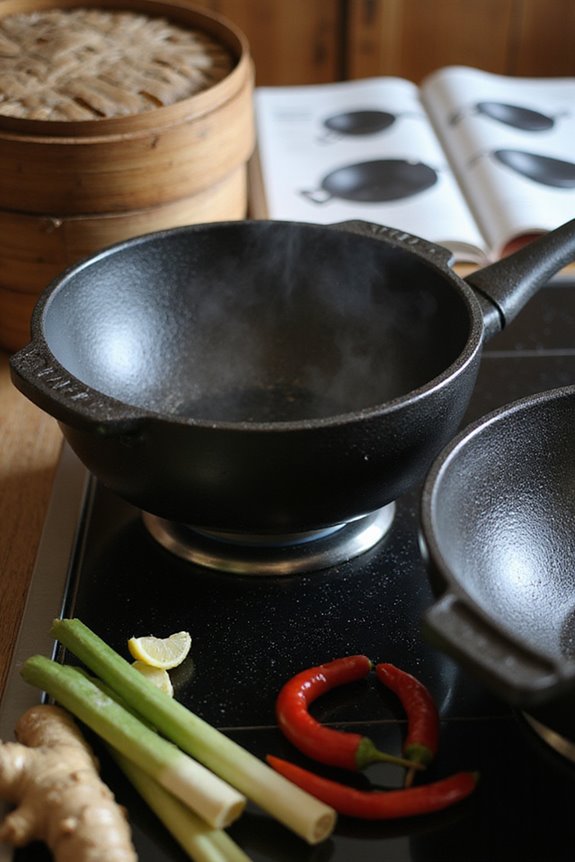 wok materials for stir fry