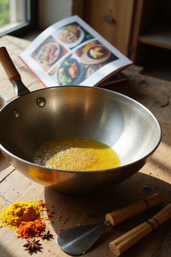 wok suitable for deep frying